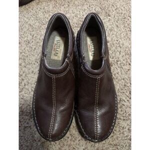 Eastland Leather Mules Loafers Amore Women's Sz 8.5 Brown Leather